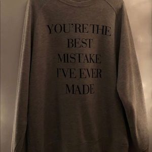 Ariana grande best mistake crewneck
